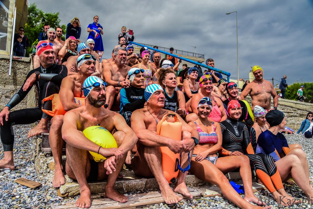 open water swimming event Sykia Corinthias 